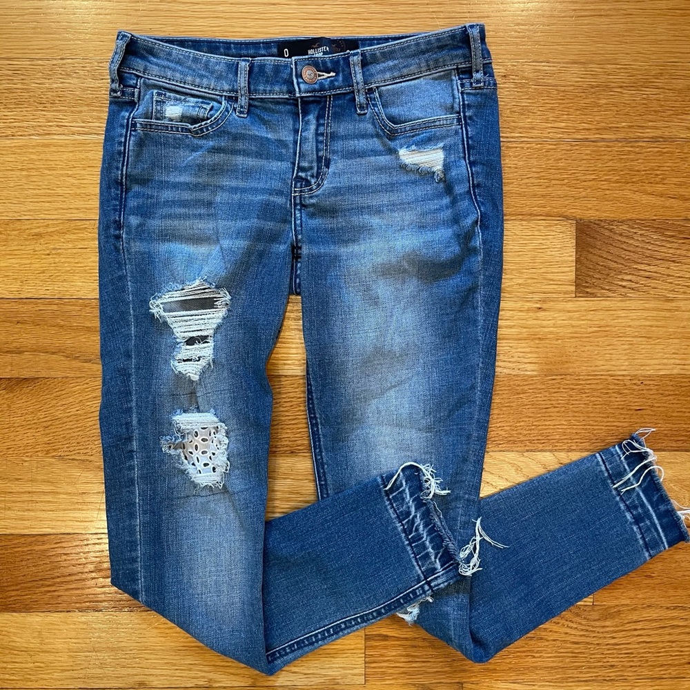 Hollister light wash denim